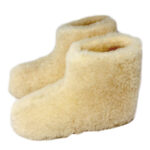 Pantoufles-bottes en feutre de laine Image